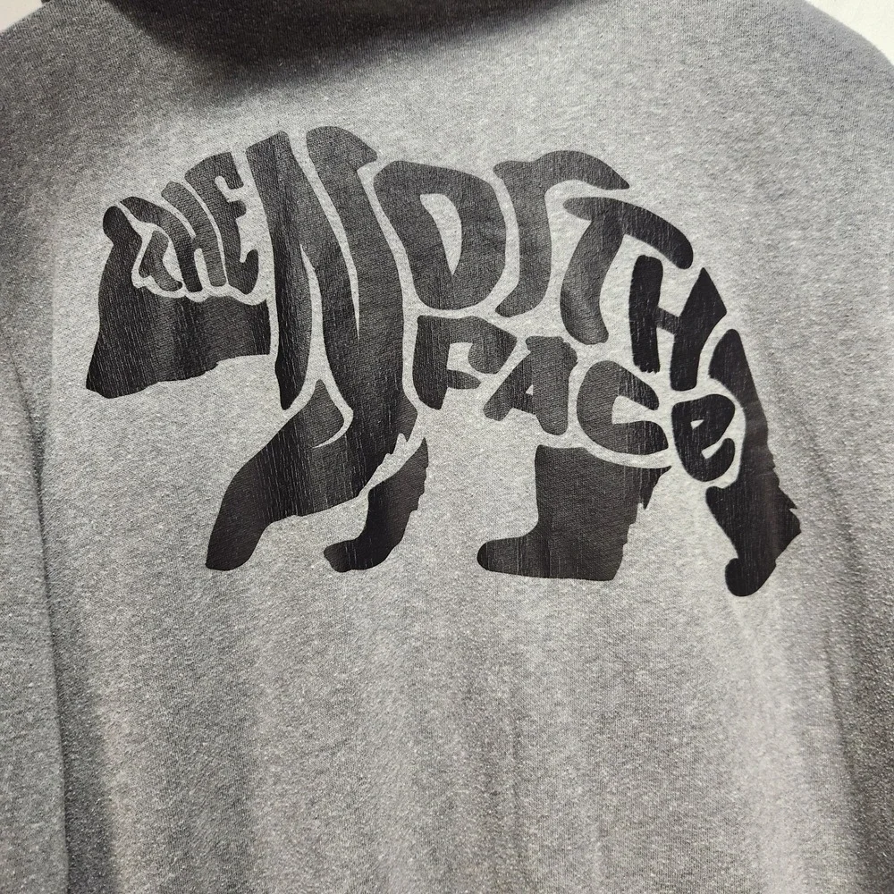 The North Face Mens Sweatshirt Hoodie Size XL Pullover Gray